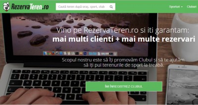 rezervari online terenuri sport